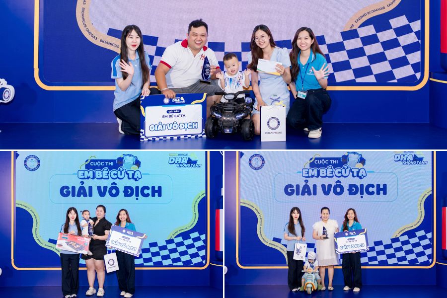 Phần thưởng d&agrave;nh cho c&aacute;c&ldquo;lực sĩ nh&iacute;&rdquo; v&agrave; ba mẹ vượt qua thử th&aacute;ch xuất sắc tại hạng C