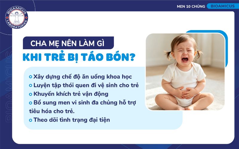 C&aacute;c c&aacute;ch xử l&yacute; trẻ bị t&aacute;o b&oacute;n an to&agrave;n tại nh&agrave; - Ba mẹ cần biết&nbsp;