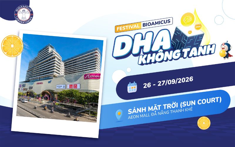 Festival BioAmicus DHA Kh&ocirc;ng Tanh 2026 đổ bộ Đ&agrave; Nẵng
