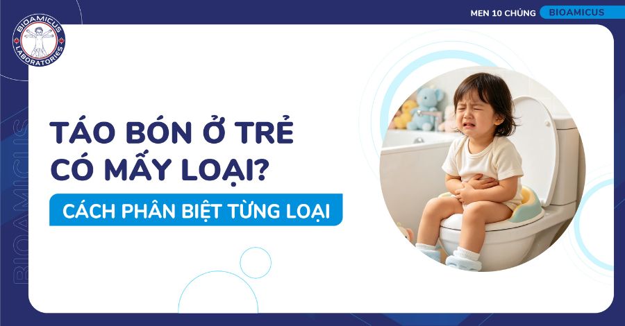 Táo bón ở trẻ có mấy loại? Cách phân biệt từng loại