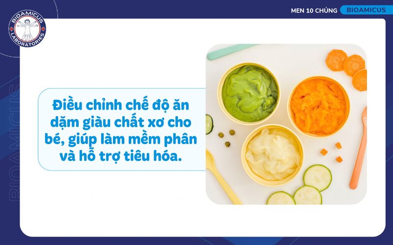 Điều chỉnh chế độ ăn dặm của trẻ bổ sung lượng chất xơ ph&ugrave; hợp gi&uacute;p cải thiện t&aacute;o b&oacute;n 