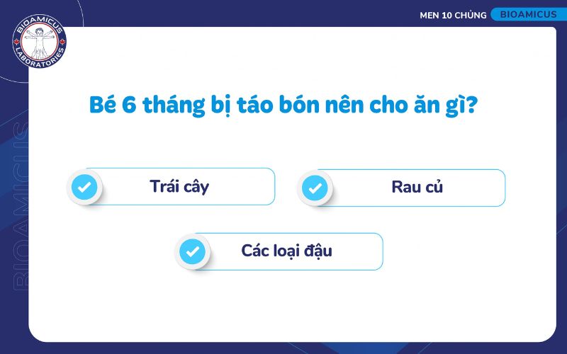 B&eacute; 6 th&aacute;ng tuổi bị t&aacute;o b&oacute;n mẹ n&ecirc;n bổ sung c&aacute;c thực phẩm gi&agrave;u chất xơ v&agrave;o khẩu phần ăn dặm của trẻ