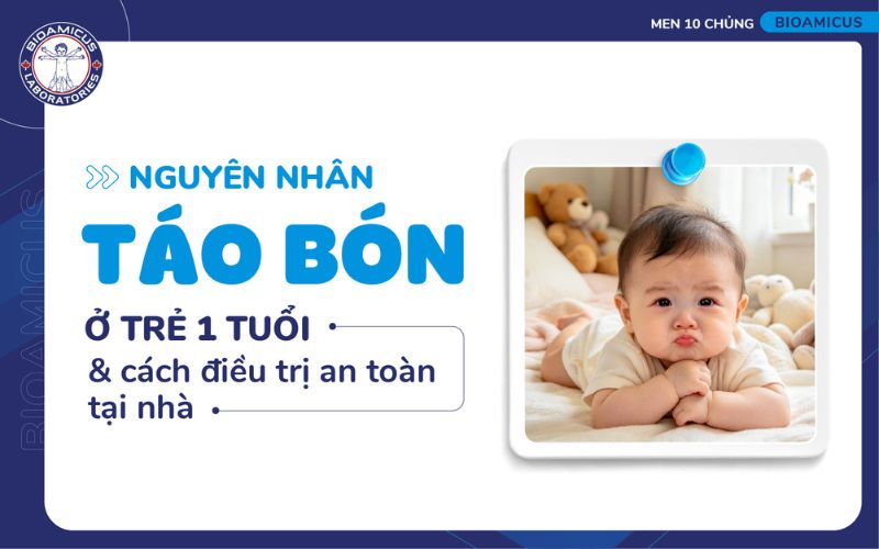 T&aacute;o b&oacute;n ở trẻ 1 tuổi: Nguy&ecirc;n nh&acirc;n v&agrave; c&aacute;ch điều trị 
