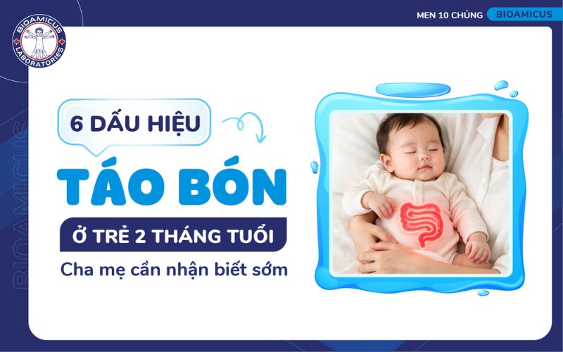 C&aacute;c dấu hiệu t&aacute;o b&oacute;n ở trẻ 2 th&aacute;ng tuổi cha mẹ cần nhận biết sớm