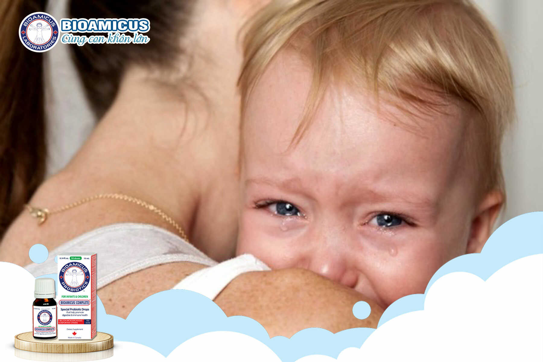 Mẹo dân gian chữa khóc dạ đề hiệu quả cho trẻ