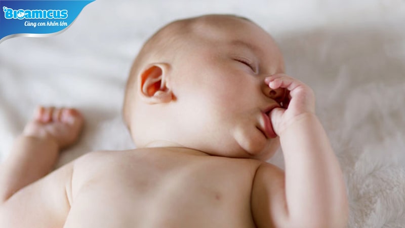 Phản xạ Rooting giúp bé bắt vú đúng và bú mẹ ngay cả khi đang ngủ