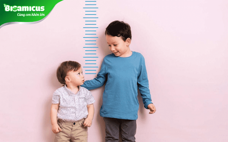 tăng chiều cao cho trẻ từ 1 tuổi