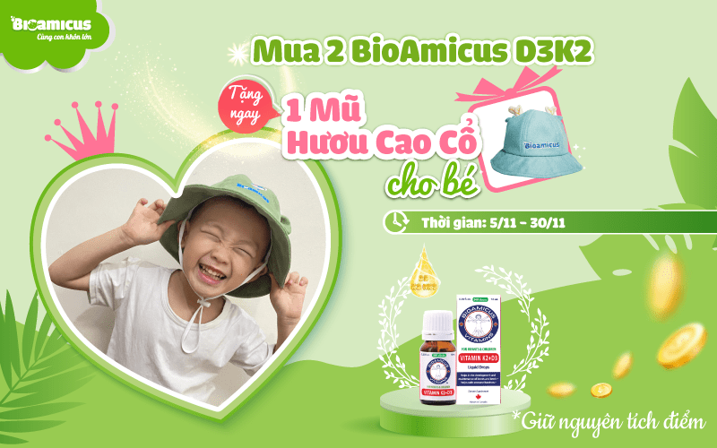 quà tặng Ngân hàng D3K2 cho trẻ sơ sinh