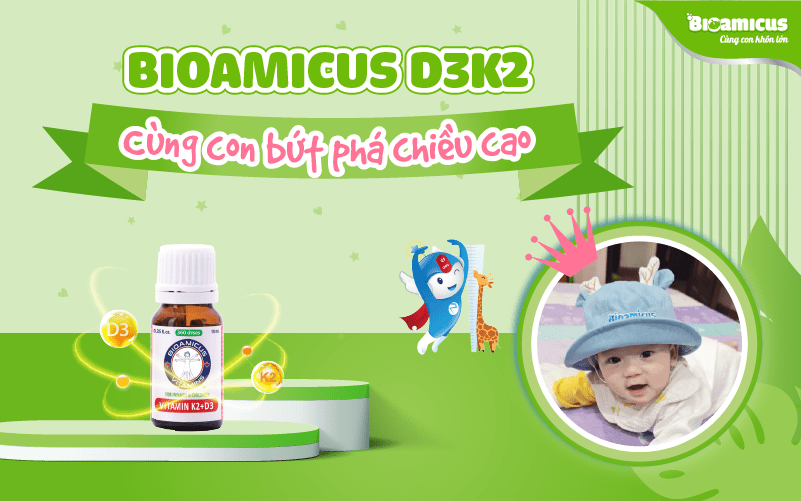 trẻ sơ sinh nên dùng bioamicus d3k2