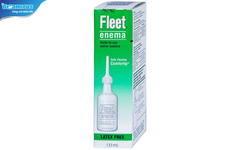 Fleet enema là thuốc bơm hậu môn ít tác dụng phụ