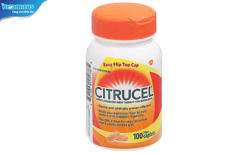 Citrucel là thuốc điều trị táo bón ở trẻ em