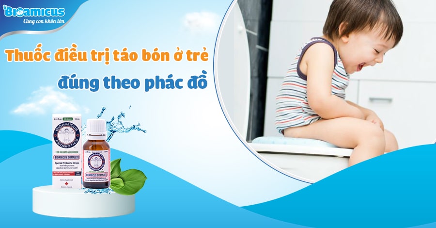 thuốc điều trị táo bón ở trẻ